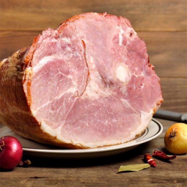 cooked ham